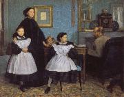 Edgar Degas The Belleli Family Spain oil painting artist